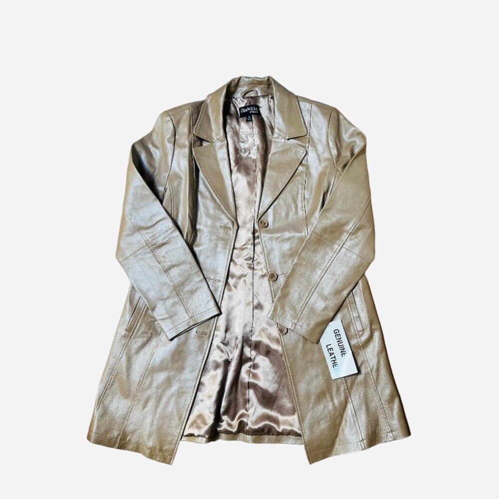 Chadwick’s Rose Good Shimmer Leather Jacket size 22 (large)
